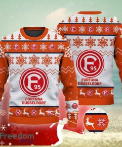 Fortuna Dusseldorf Big Logo Ugly Christmas Tree Orange Sweater For Men And Women