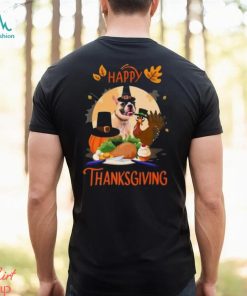 French Bulldog Happy Thanksgiving Halloween T Shirt