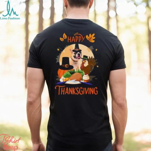 French Bulldog Happy Thanksgiving Halloween T Shirt