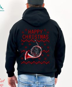 French Horn Christmas Brass Teacher Musician shirt