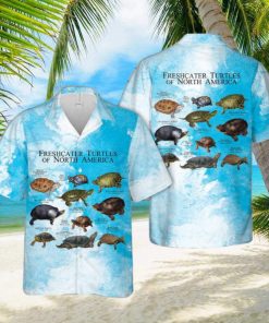 Freshwater Turtles of North America Hawaiian Shirt