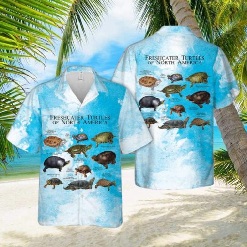 Freshwater Turtles of North America Hawaiian Shirt