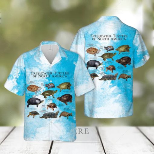 Freshwater Turtles of North America Hawaiian Shirt