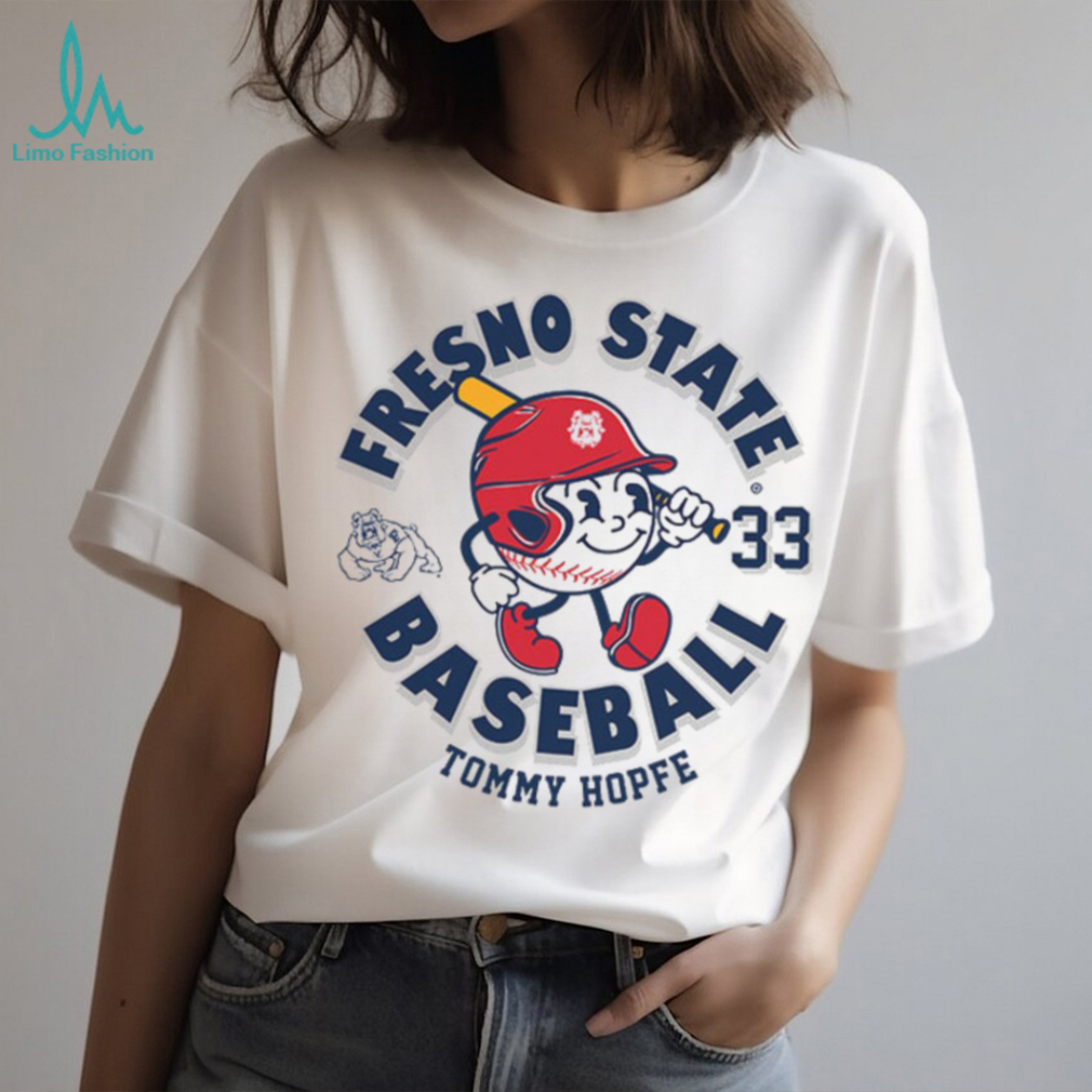 Fresno State NCAA Baseball Tommy Hopfe T Shirt Fresno State NCAA Baseball Tommy Hopfe T Shirt
