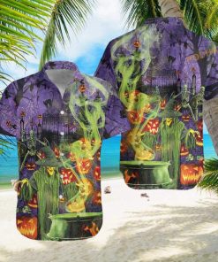 Fright Night Witch Hour Halloween Hawaiian Shirt