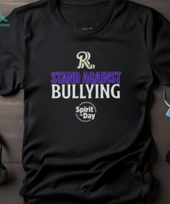 Frisco RoughRiders Spirit day stand against bullying shirt