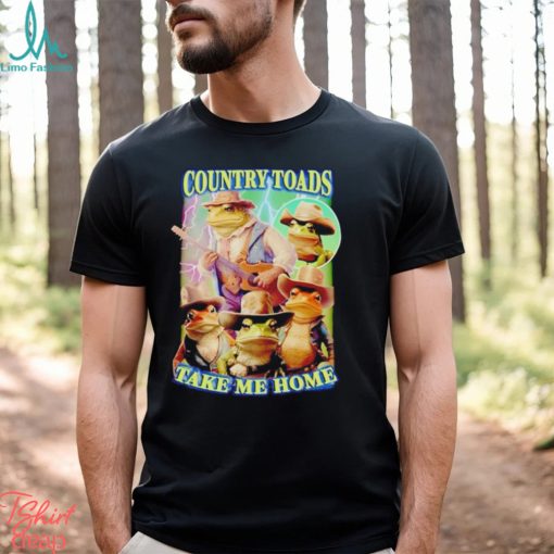 Frogs cowboy country toads take me home shirt