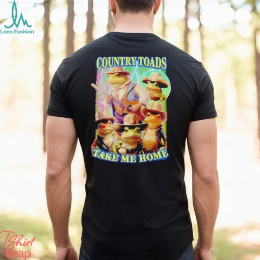 Frogs cowboy country toads take me home shirt