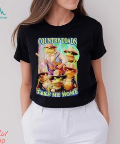 Frogs cowboy country toads take me home shirt