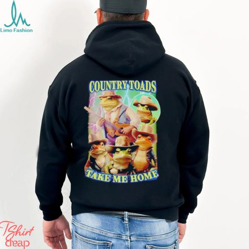 Frogs cowboy country toads take me home shirt