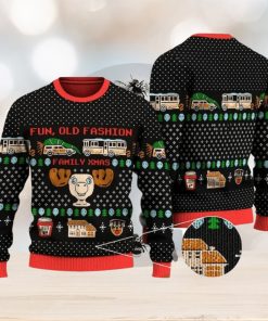 Fun Old Fashion Family Xmas Ugly Christmas Sweater Funny Gift For Men And Women Family Holidays