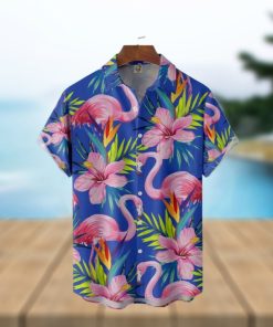 Funny Aloha Flamingo Hawaiian Shirt Summer Gift For Friend