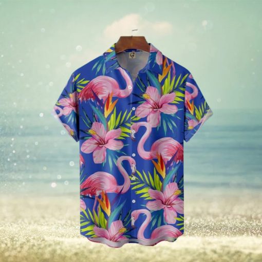 Funny Aloha Flamingo Hawaiian Shirt Summer Gift For Friend