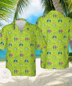 Funny Face Expression Slimer Ghostbusters Hawaiian Shirt