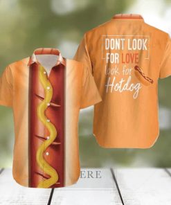 Funny Halloween Hot Dog Halloween Hawaiian Shirt