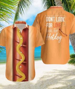 Funny Halloween Hot Dog Halloween Hawaiian Shirt