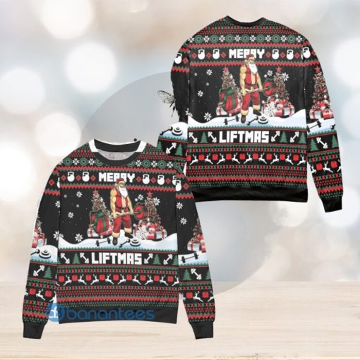 Funny Merry Liftmas Fitness Ugly Christmas Sweater Christmas Gift For Men And Women