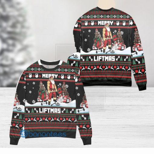 Funny Merry Liftmas Fitness Ugly Christmas Sweater Christmas Gift For Men And Women