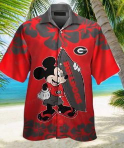 Funny Mickey NCAA Georgia Bulldogs UGA Hawaiian Shirt