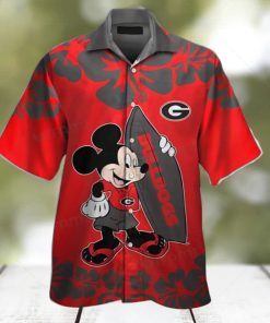 Funny Mickey NCAA Georgia Bulldogs UGA Hawaiian Shirt