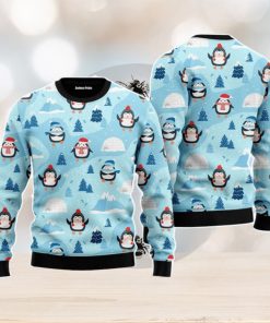 Funny Penguins Christmas Unisex Ugly Sweater