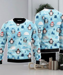 Funny Penguins Christmas Unisex Ugly Sweater