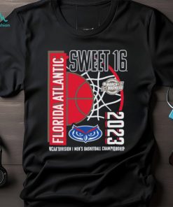 Funny fAU Owls 2023 NCAA Men’s Basketball Tournament March Madness Sweet 16 shirt