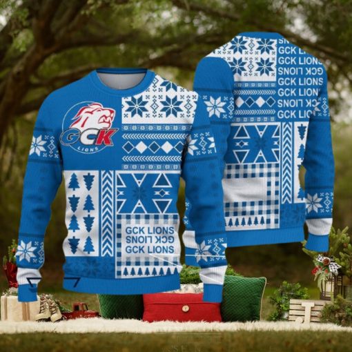 GCK Lions Unisex National League Und Swiss League 3D Ugly Christmas Sweaters For Fans Gift