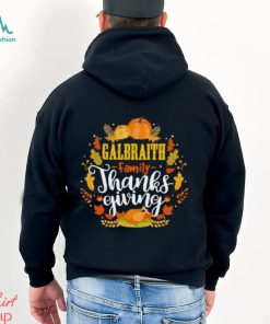 Galbraith Family Thanksgiving Turkey Wheat Pumpkin Halloween T Shirt