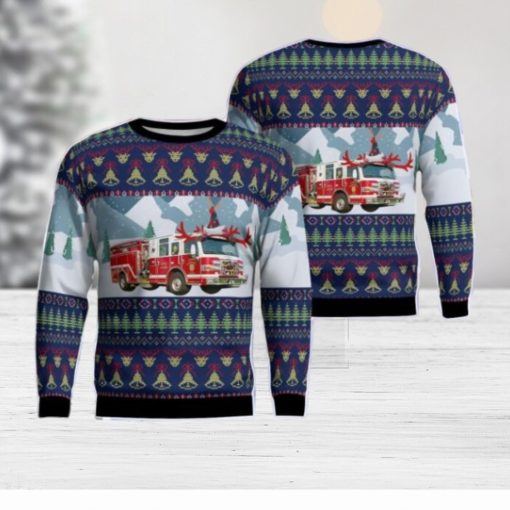 Gamber & Community Fire Company AOP Ugly Sweater Gift For Christmas