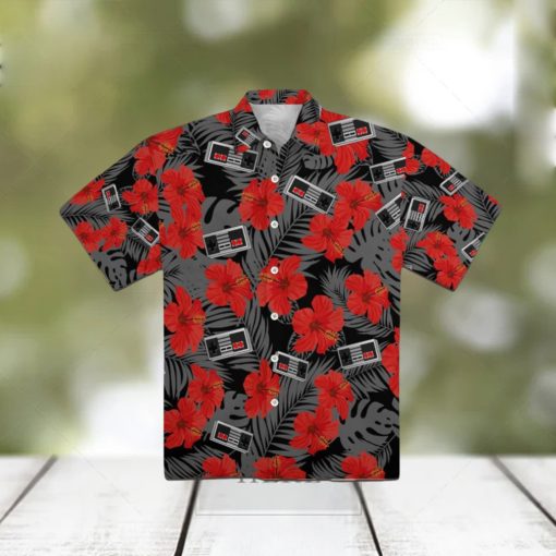 Gamepad Retro Hawaiian Shirt