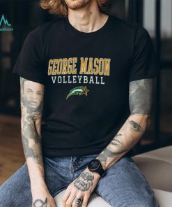 George Mason Patriots Champion Stacked Logo Volleyball Eco Powerblend Pullover Shirt