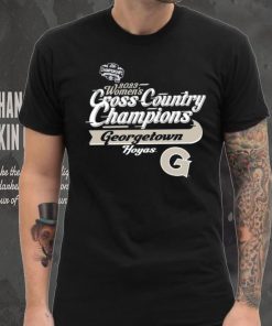 Georgetown Hoyas Blue 84 2023 Big East Women's Cross Country Champions T Shirt