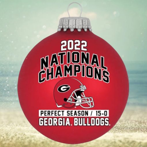 Georgia Bulldogs 2022 National Championship Officially Licensed Ornament