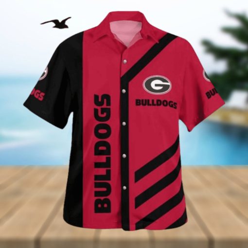 Georgia Bulldogs Colorful 3D Hawaiian Shirt Best For Fans Beach Gift For Men And Women