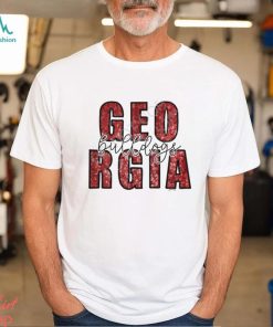 Georgia Bulldogs Faux Sequin Appliqué Shirt
