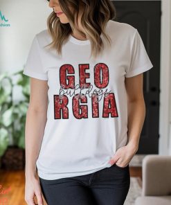Georgia Bulldogs Faux Sequin Appliqué Shirt