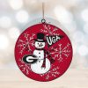 Oakland Raiders Baby Yoda NFL Custom Name 2023 Holiday Gifts Christmas Decorations Ornament