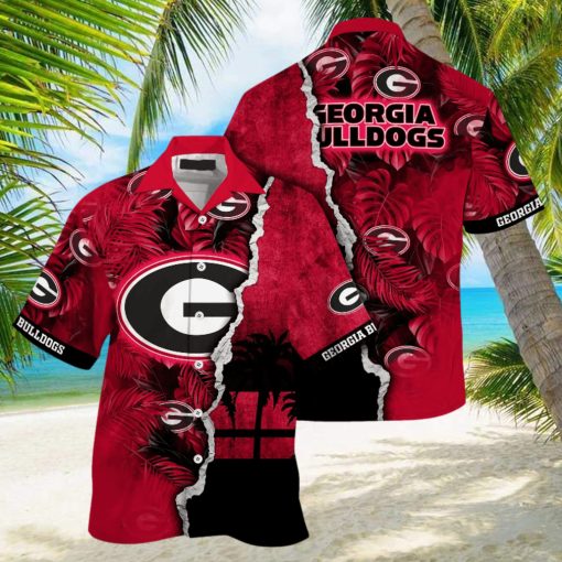 Georgia Bulldogs NCAA Hawaiian Shirt Custom July Aloha Shirt