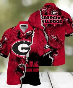 Georgia Bulldogs NCAA Hawaiian Shirt Custom July Aloha Shirt