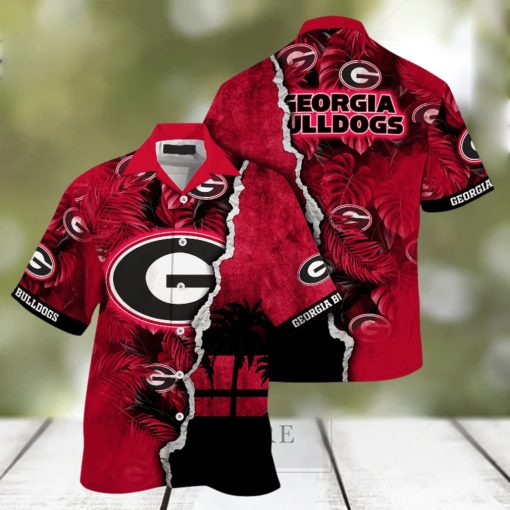 Georgia Bulldogs NCAA Hawaiian Shirt Custom July Aloha Shirt