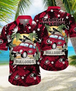 Georgia Bulldogs NCAA Hawaiian Shirt Sea Breezetime Aloha Shirt