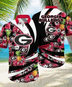 Georgia Bulldogs NCAA Hawaiian Shirt Surfing Aloha Shirt