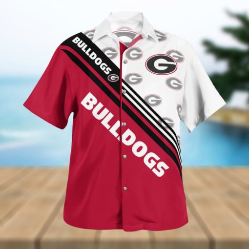 Georgia Bulldogs Standard Paradise Collar 3D Hawaiian Shirt Best For Fans Beach Gift For Men And Women