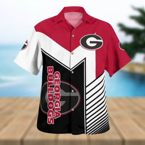 Georgia Bulldogs Standard Pocket 3D Hawaiian Shirt Best For Fans Beach Gift For Men And Women