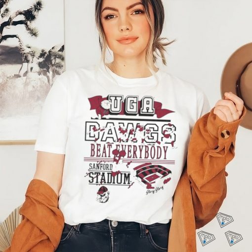 UGA Georgia Bulldog Monogrammed Inspired Tee Shirt Pants NOT 