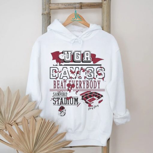 Georgia Bulldogs UGA Dawgs Beat Everybody Sanford Stadium Shirt