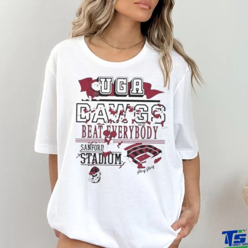 Georgia Bulldogs UGA Dawgs Beat Everybody Sanford Stadium Shirt