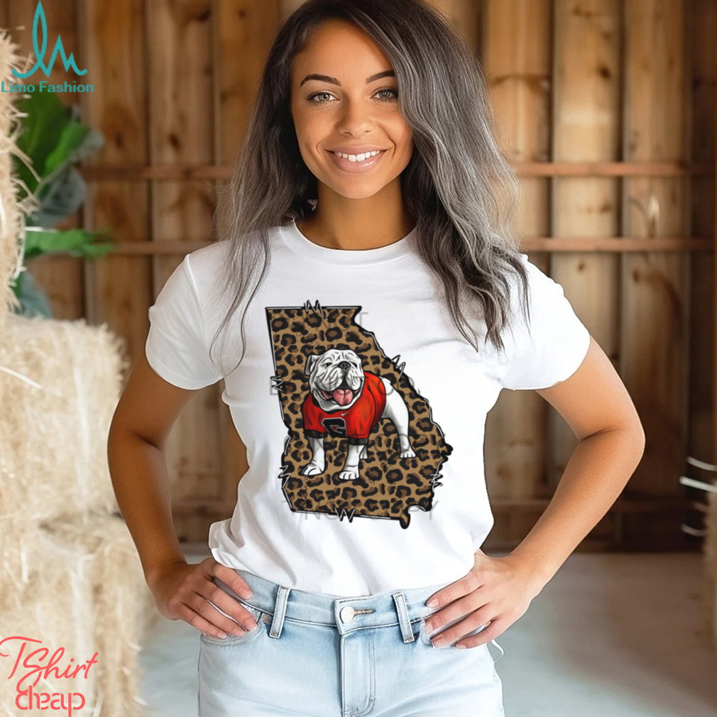 Georgia Leopard State Shirt Georgia Leopard State Shirt