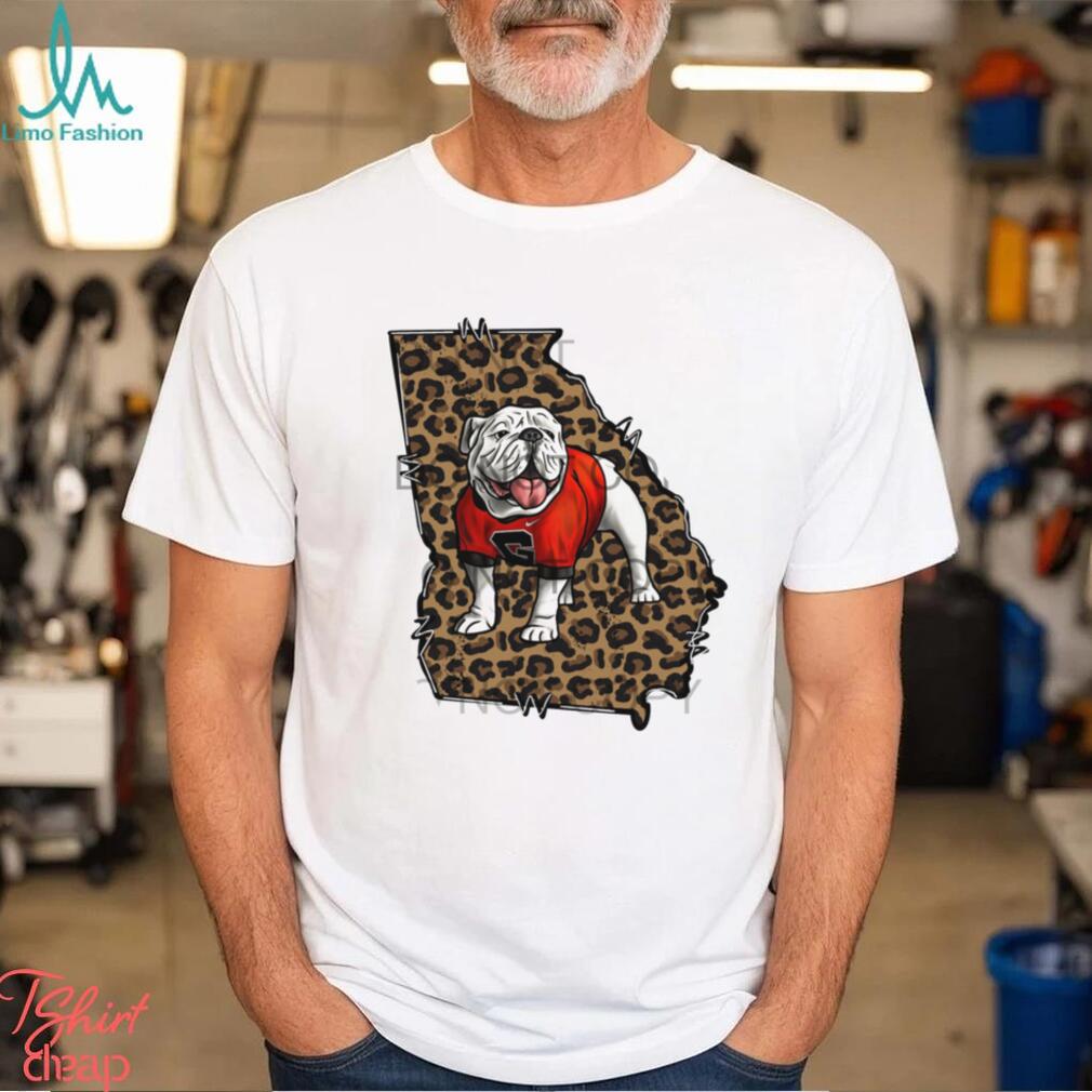 Georgia Leopard State Shirt Georgia Leopard State Shirt